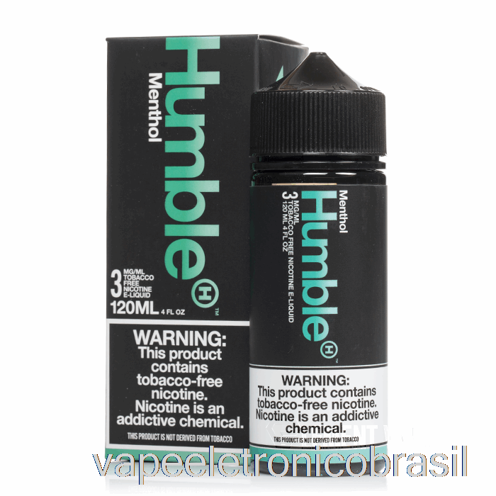 Vape Eletrônico Mentol - Humilde Suco Co. - 120ml 0mg